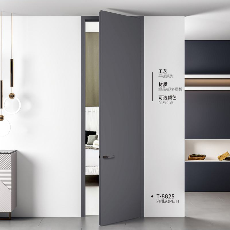 雙T型木門T-8825濟(jì)州灰(PET)